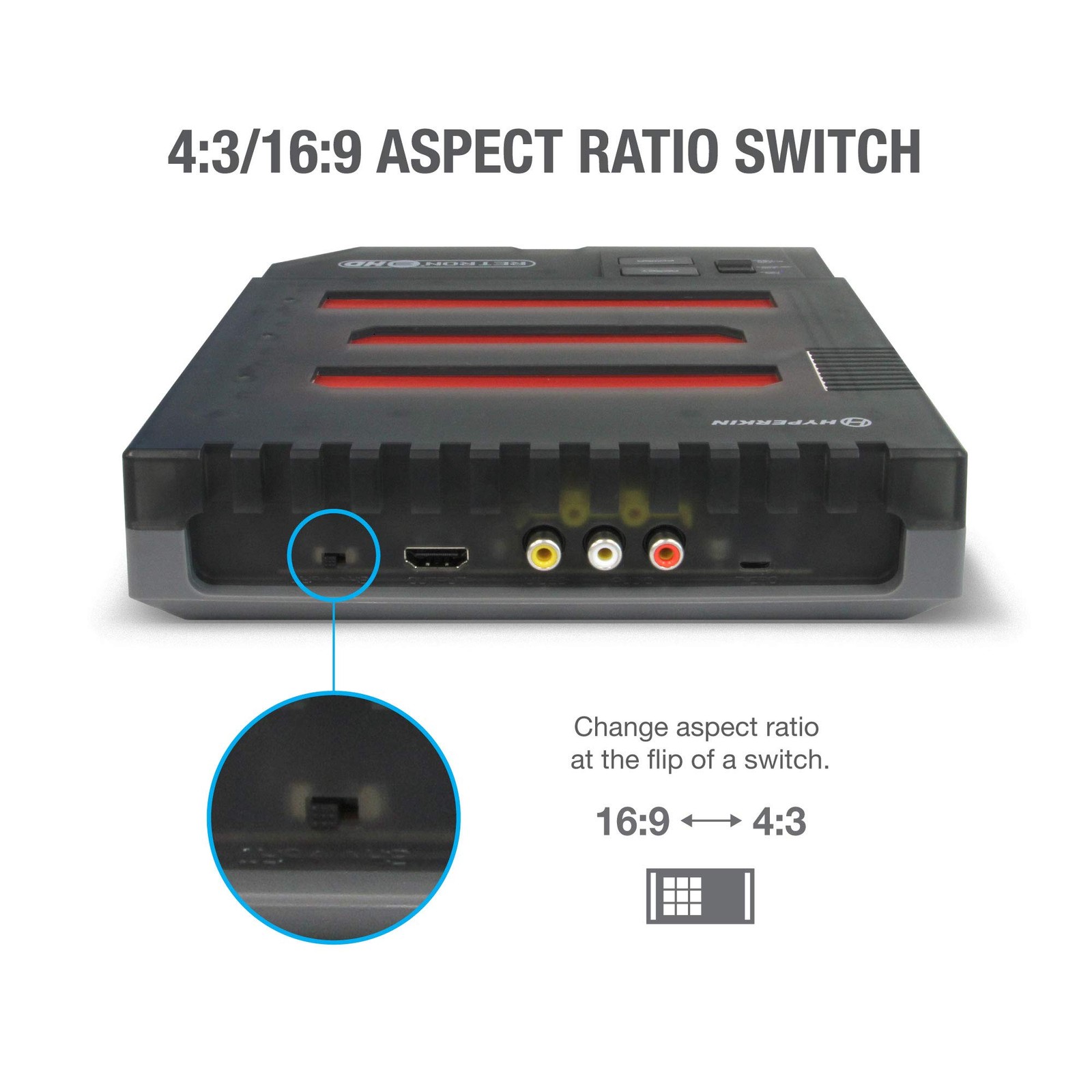 Hyperkin RetroN 3 HD 3-in-1 Retro Gaming Console for NES, Super Famicom, and