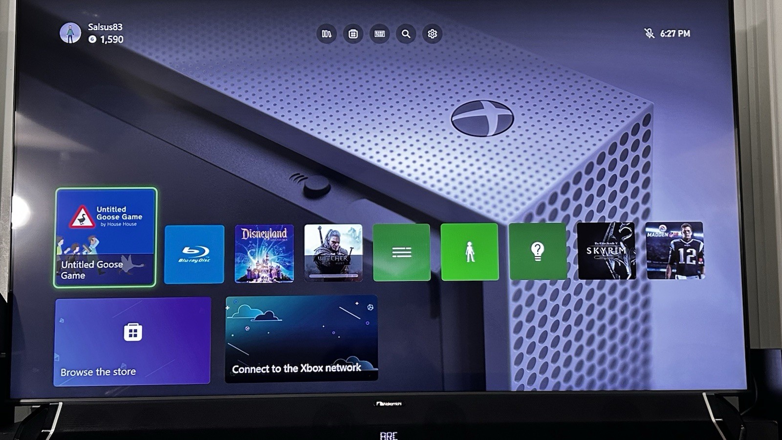 Xbox One Series S Pre Owned Console White Model 1681 No Controller