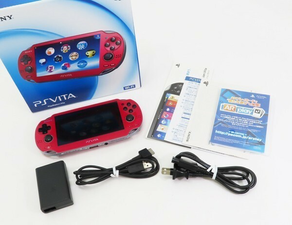 SONY PS Vita PCH-1000 1100 OLED Wi-Fi w/ Box and Charger Various Color Excellent
