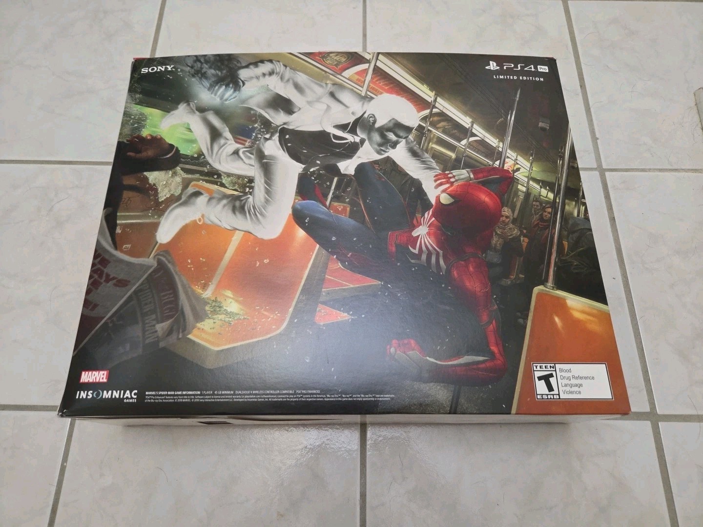 Playstation 4 Pro Spider-Man Edition Complete In Box