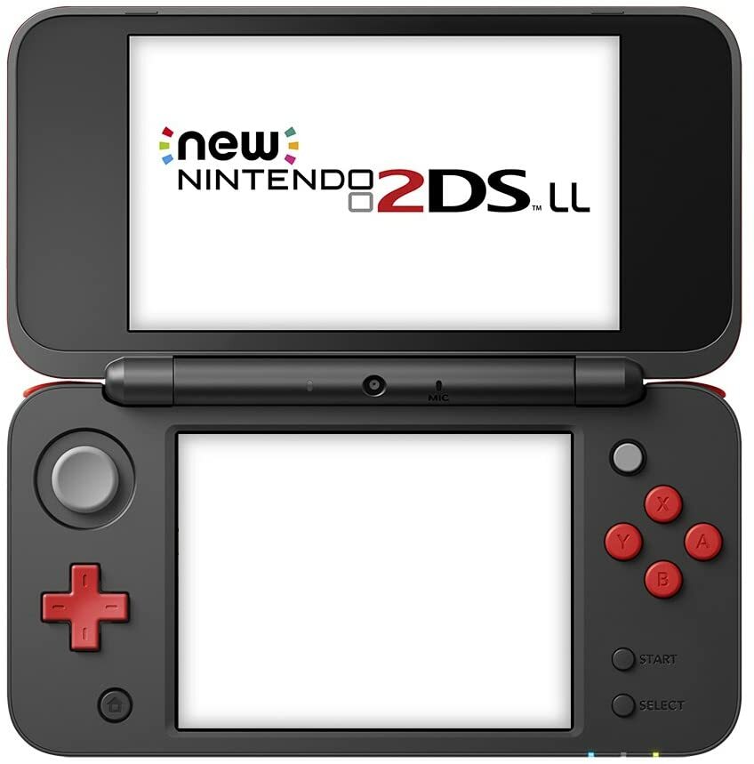USED Japanese New Nintendo 2DS XL LL Mario Kart 7 RED BLACK only console JAN-001