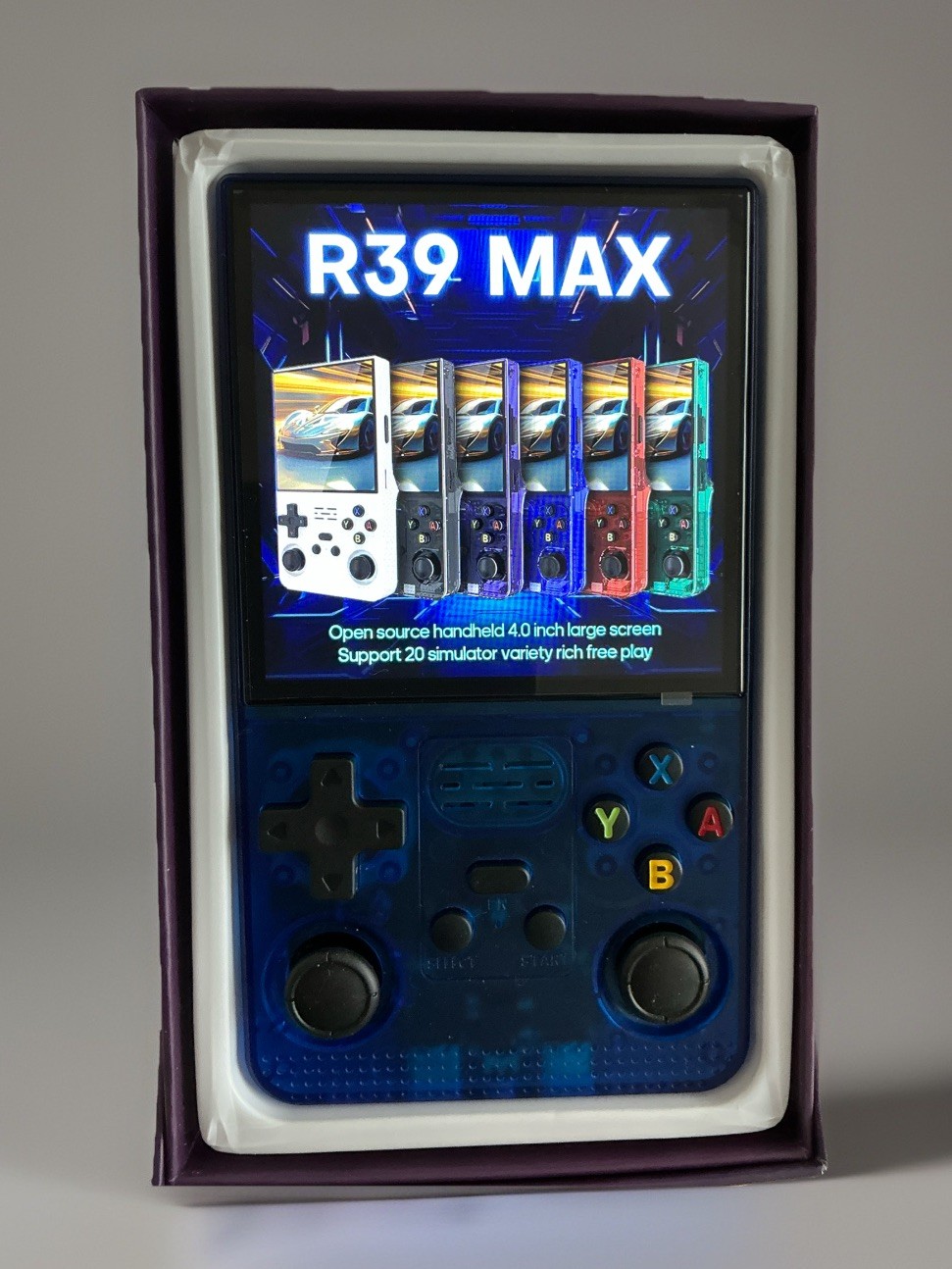 R39 MAX Handheld Retro Console 4″ IPS Screen