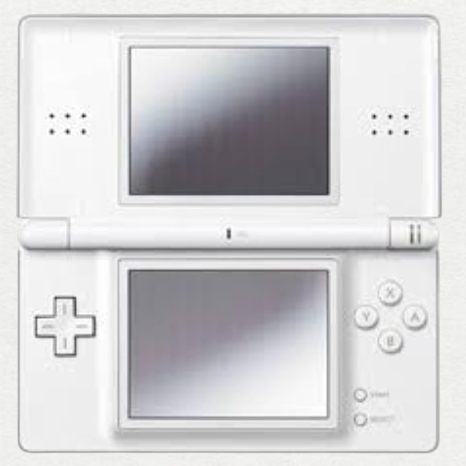 Nintendo DS Lite Handheld System Headphone Jack Wi-Fi Capability Crystal White