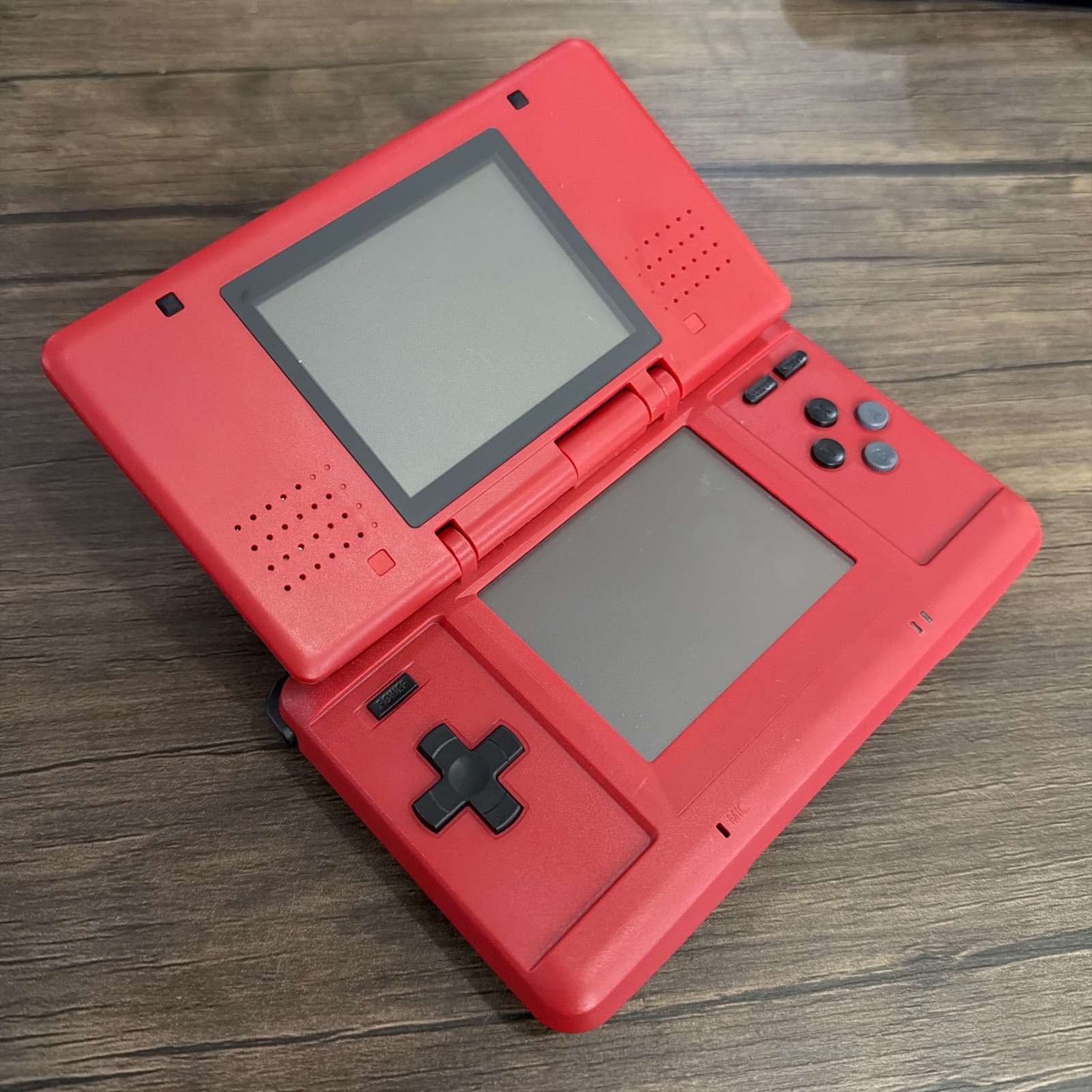 Original Nintendo Red DS Console New XY Pokemon Shell/Screens/Broke Digitizer