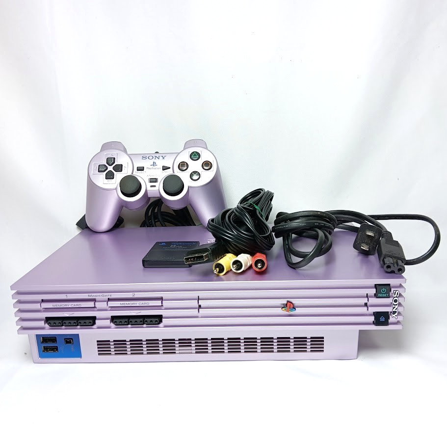 PlayStation 2 PS2 Sakura Pink Console Controller SCPH-50000 NTSC-J Japan Tested