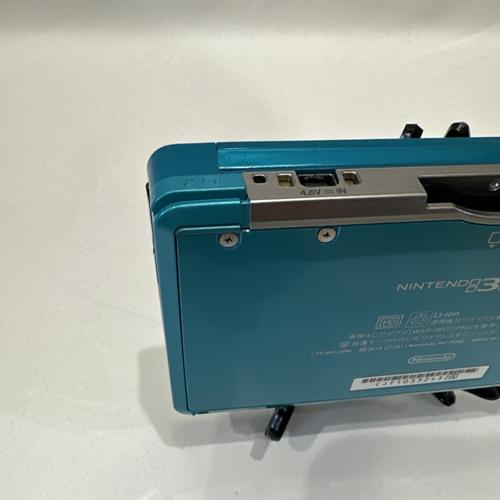*TESTED* JAPANESE Nintendo 3DS Aqua Blue Console Complete In Box CIB #G68