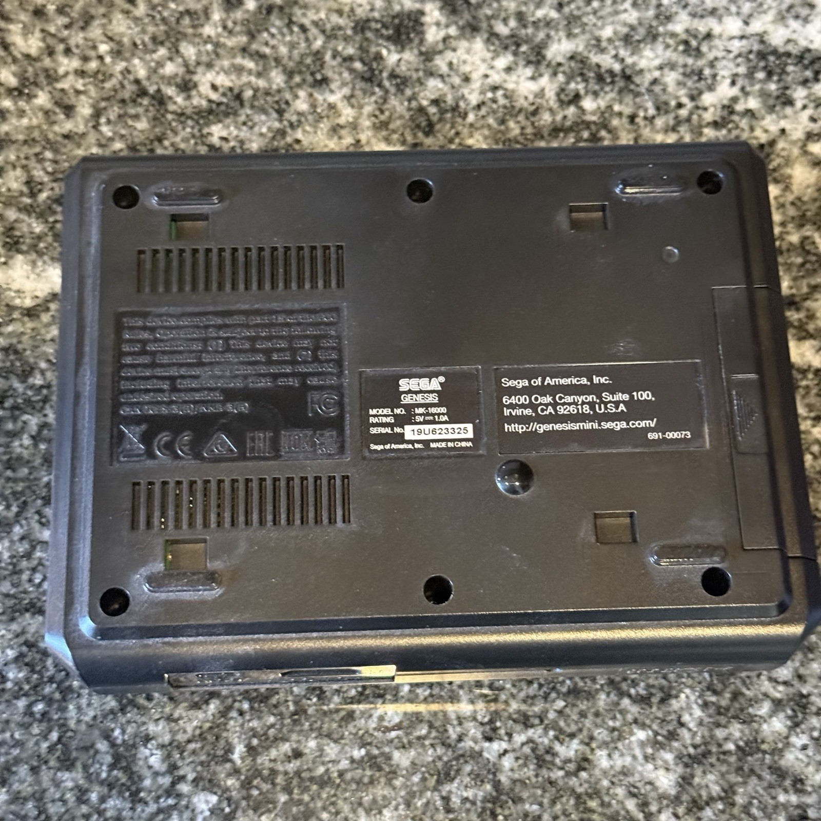 SEGA Genesis Mini MK-16000 Plug & Play Microconsole Black HDMI USB