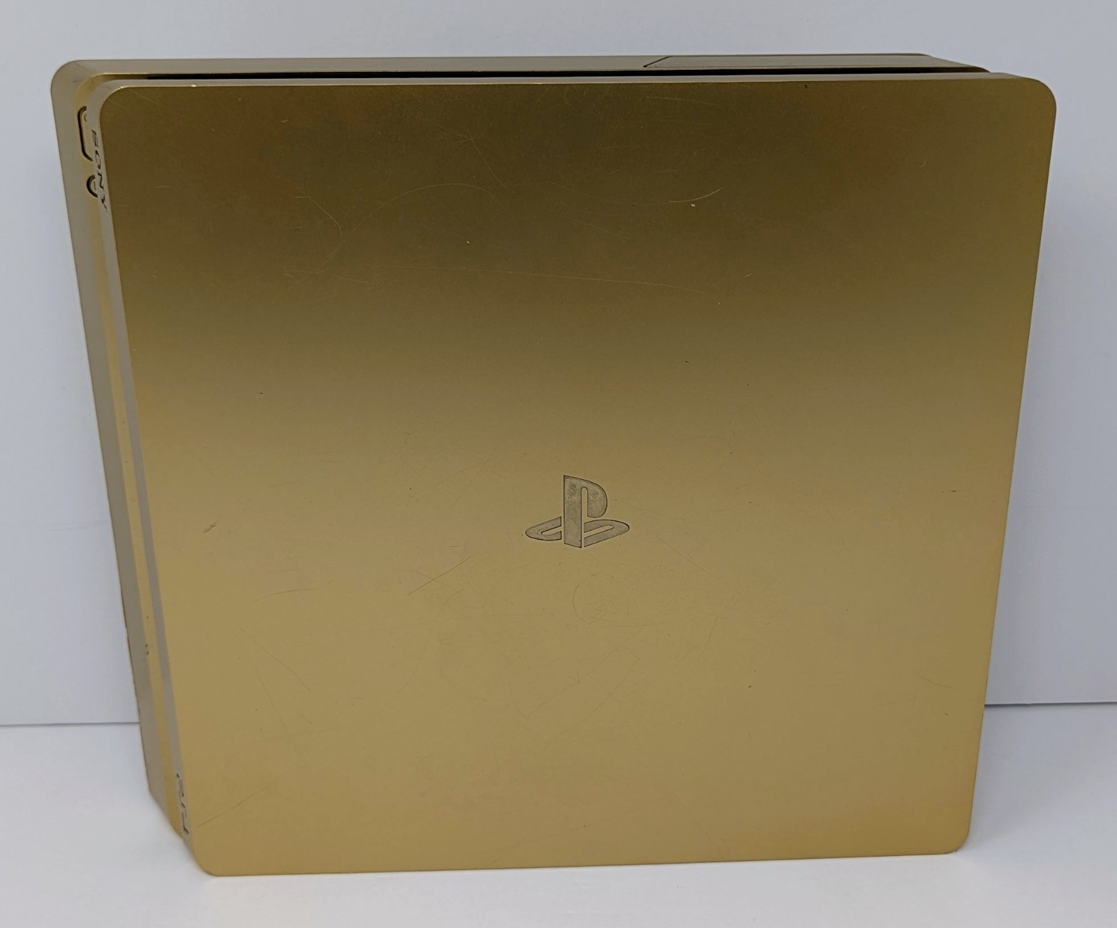 Sony PlayStation 4 PS4 Slim Limited Edition Gold 1TB Console w/ Injustice 2!