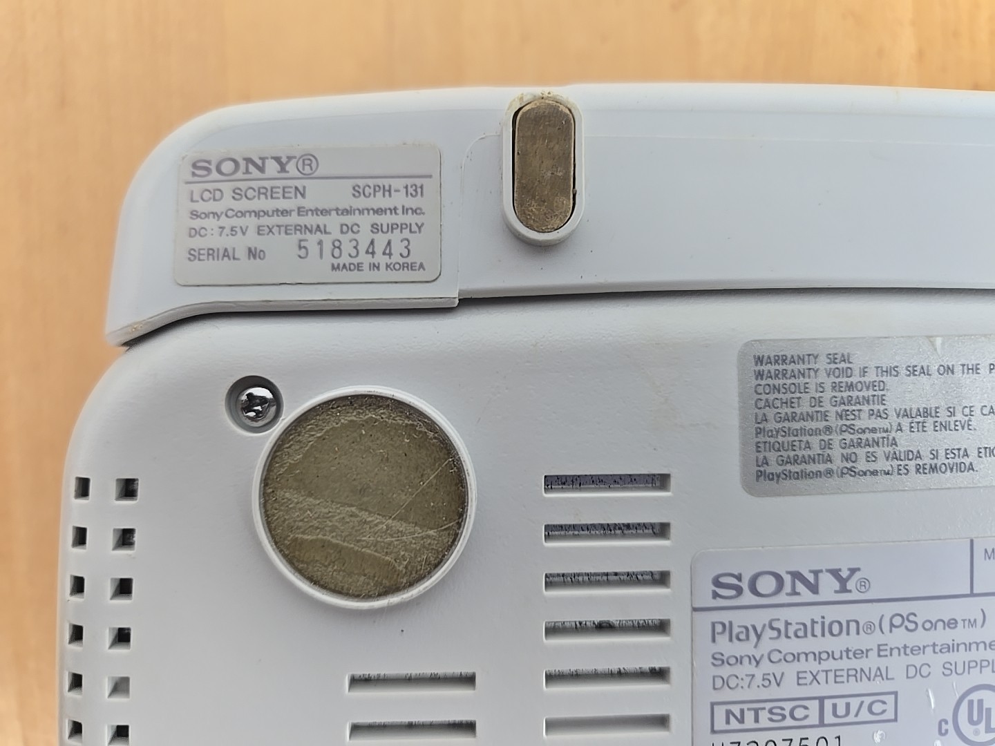 Sony PlayStation PS One Console With LCD Monitor TESTED READ!!!