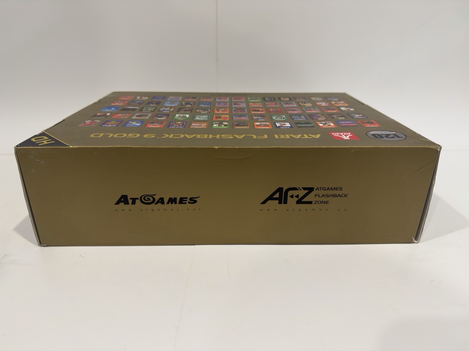 Atari Flashback 9 Gold HD Console 120 Built-in Games & Controllers -Preowned