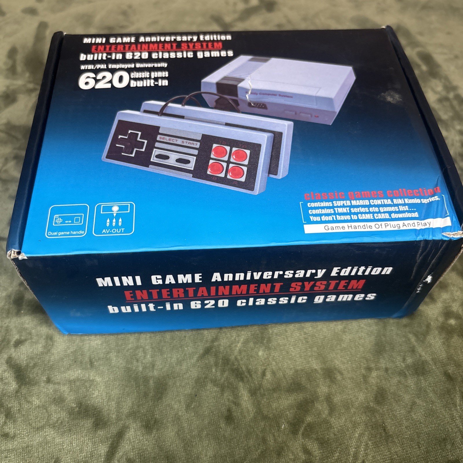 Compact Mini Game Console With 620 Classic Games for Endless Retro Fun Gaming