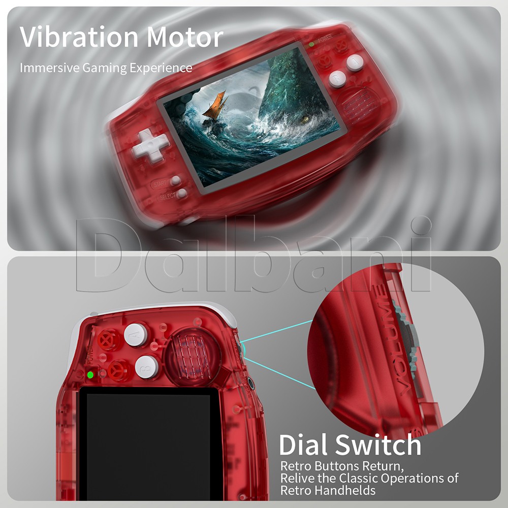 RG34XX Red Anbernic Handheld Game Console RG 34XX 64-bit Linux System 64GB