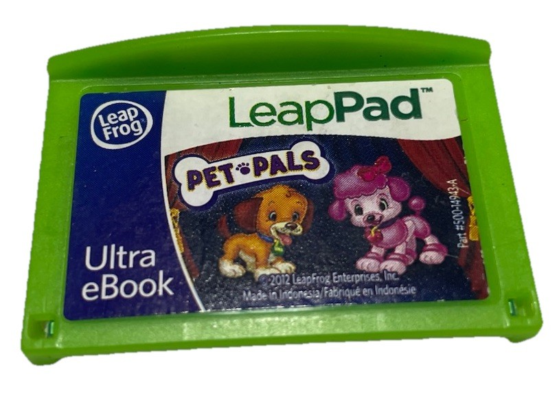 LeapFrog LeapPad2 Explorer Green Tablet w/Stylus & 3 Game Cartridges