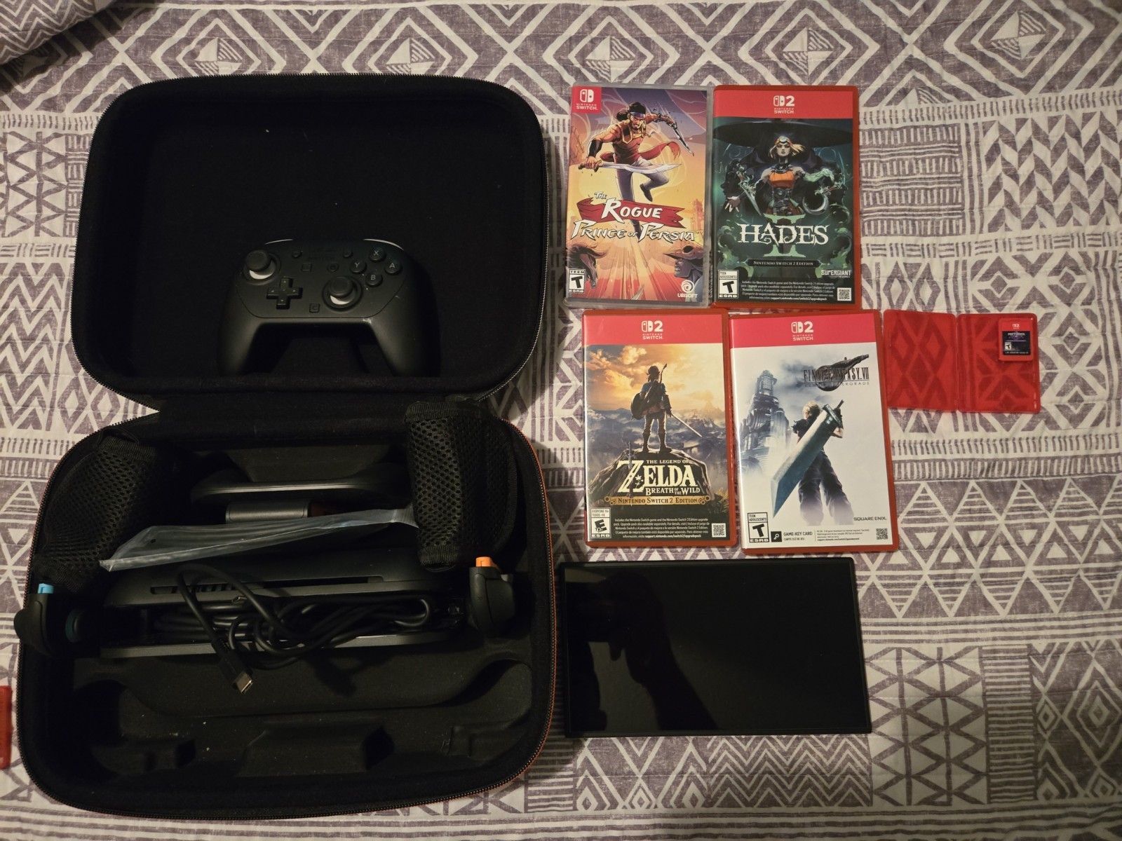 Switch 2 System Bundle – Nintendo Switch 2, Travel Case, & Free Game