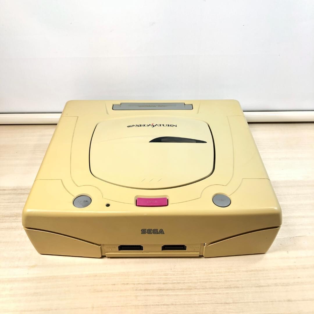 Sega Saturn Console White HST-3220 confirmed working Japanese Version Tested