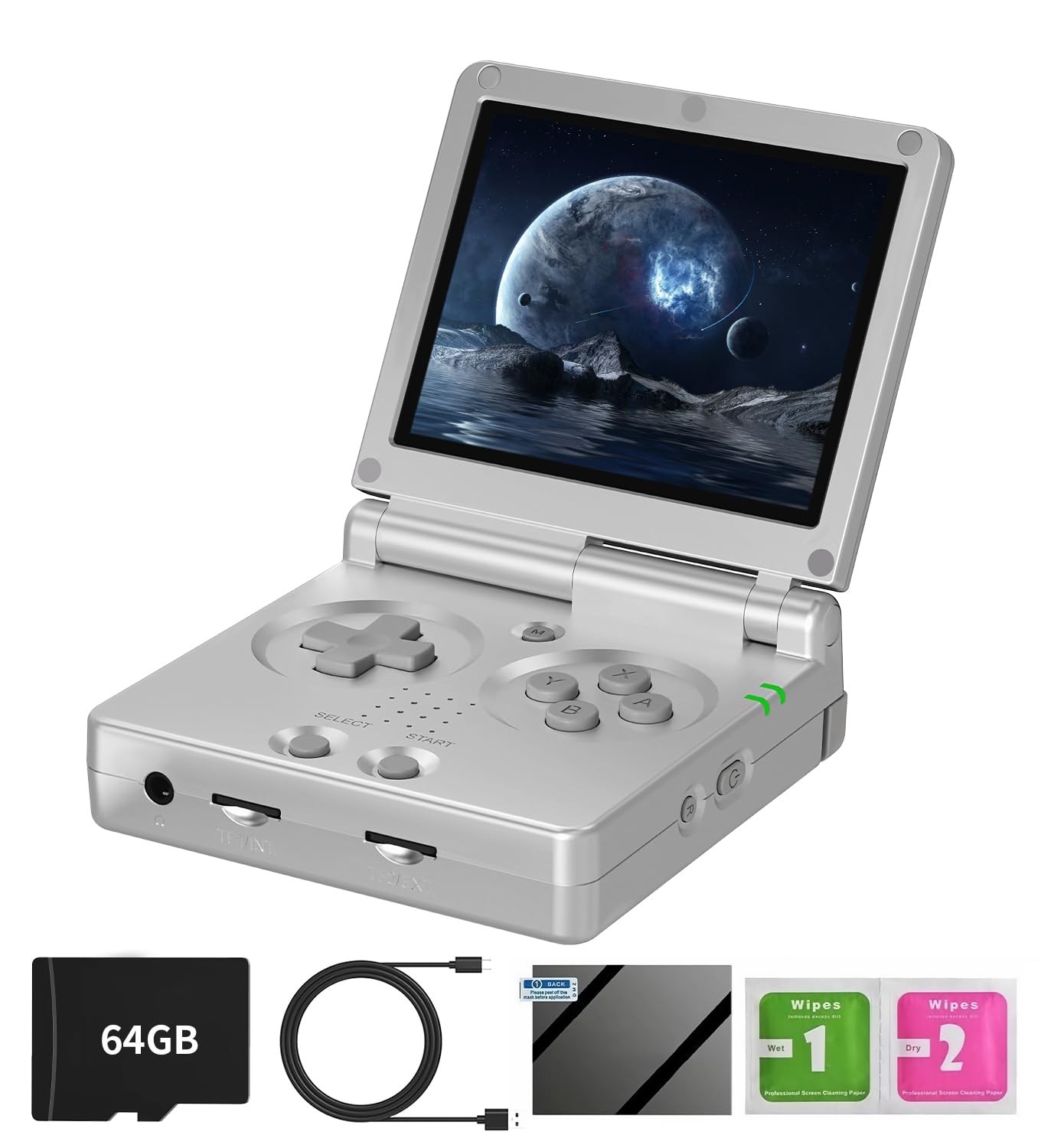 RG35XXSP Handheld Clamshell Games Consoles Built-in 64G TF Card 5000+ Games P…