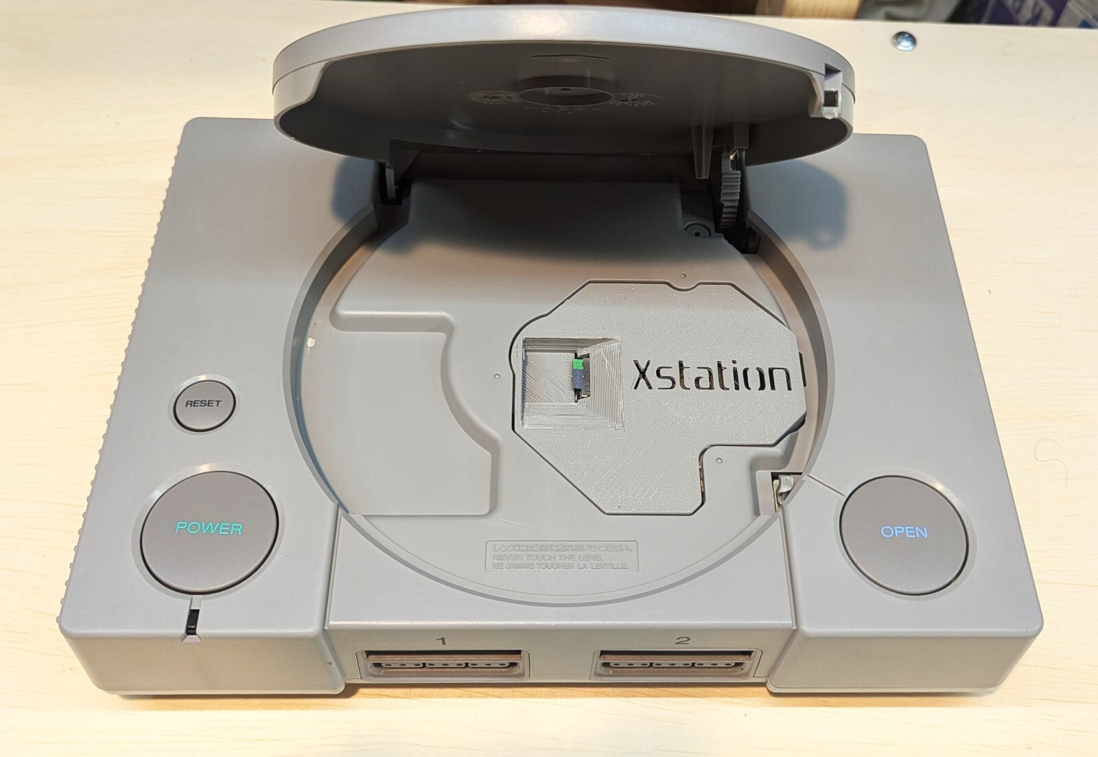 Playstation with xStation ODE, 3D Printed Tray, 128GB SD Card