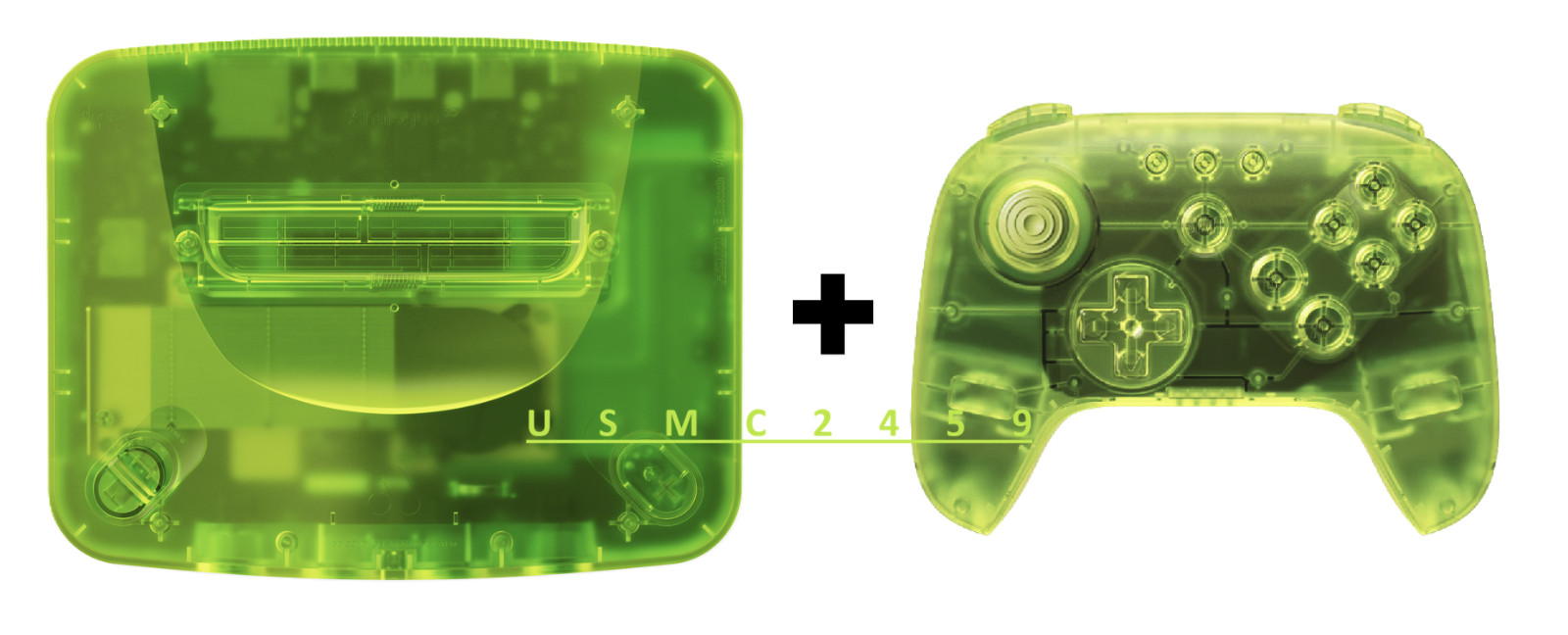 Analogue 3D – PROTOTYPE 🟩EXTREME GREEN🟩LIMITED Console -W/ MATCHING CONTROLLER