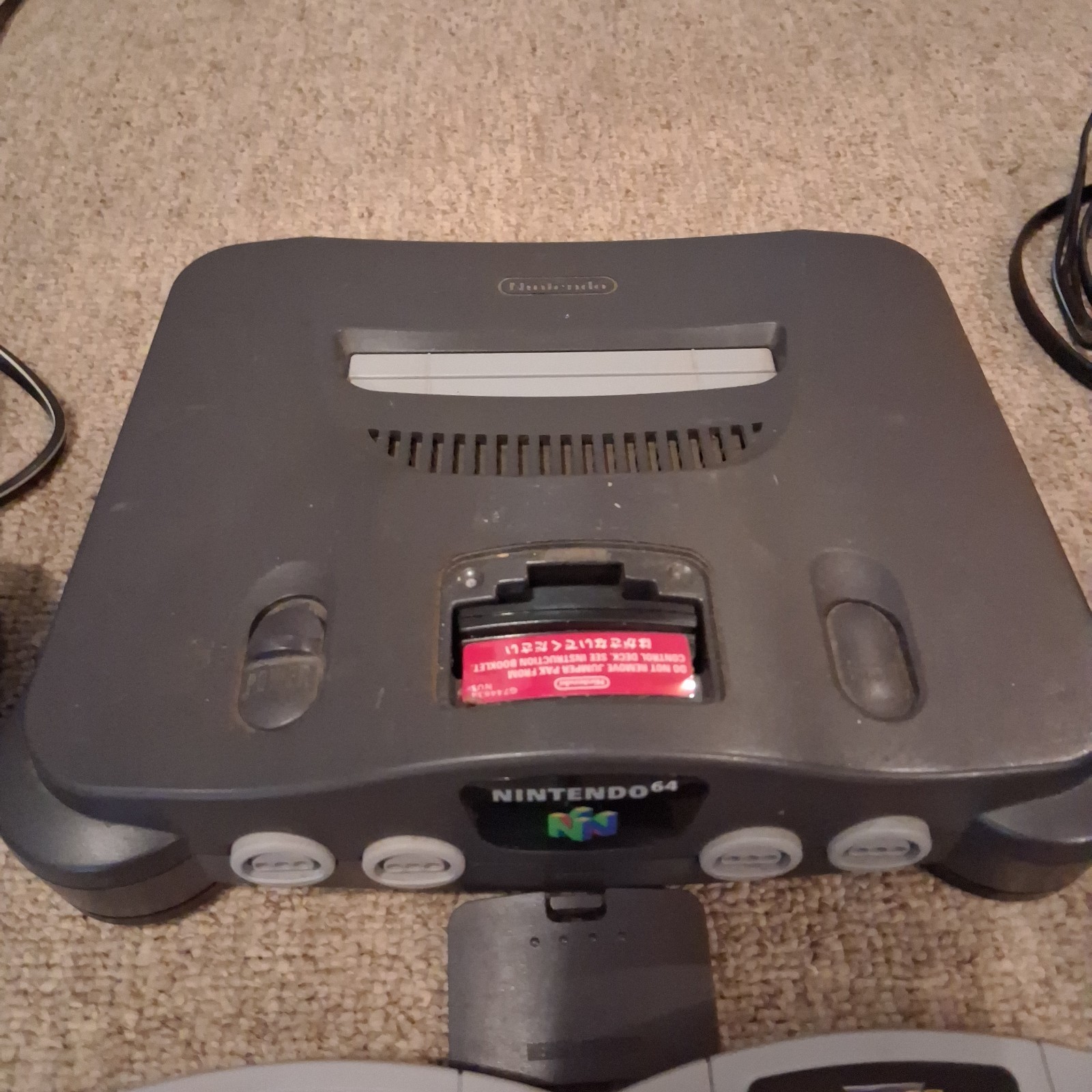 Nintendo 64 N64 Console Bundle With 3 Games & 1 Controller -Tested
