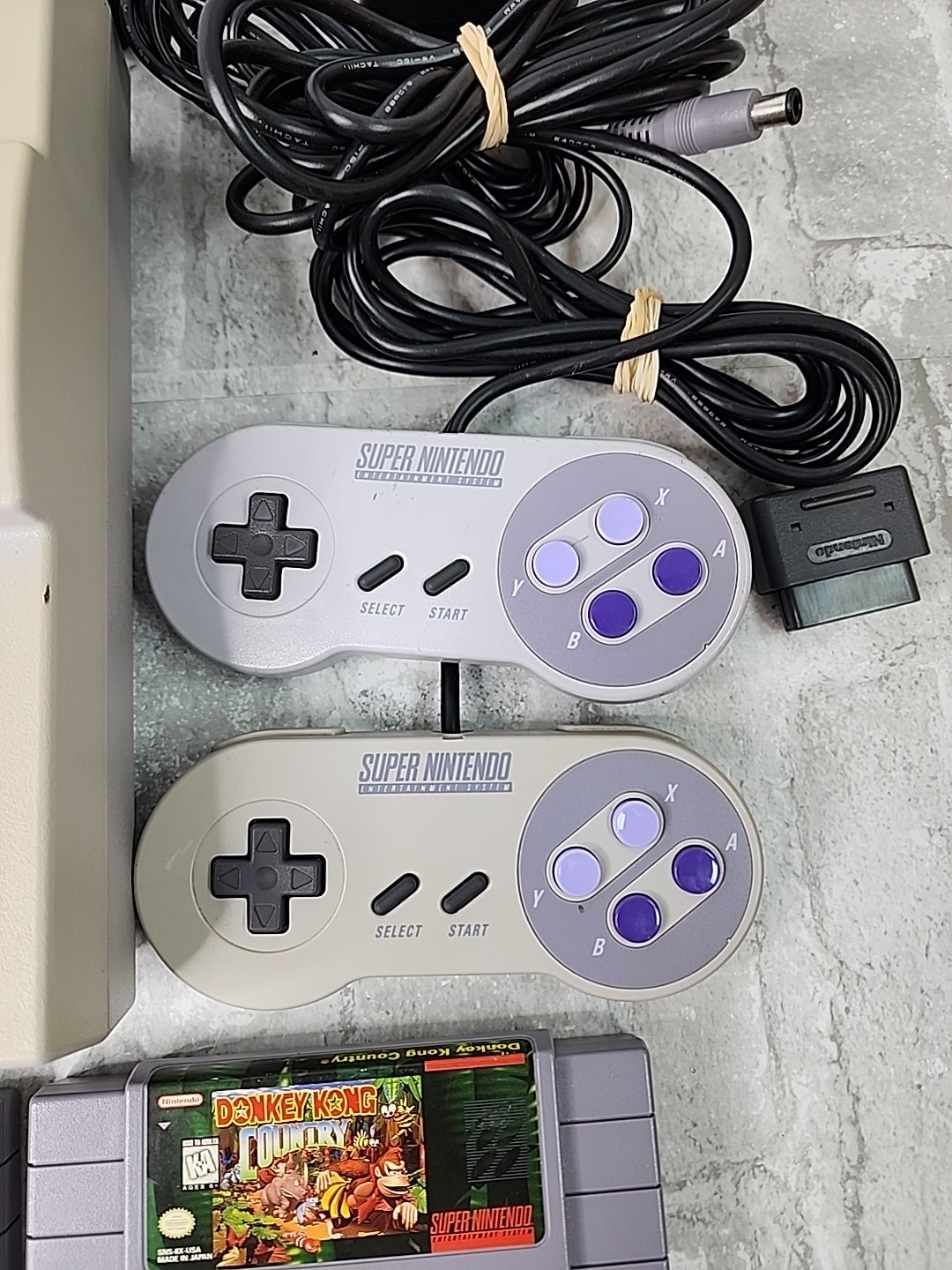 Super Nintendo SNES System Console SNS-001 w/ Games Controllers Tested Working