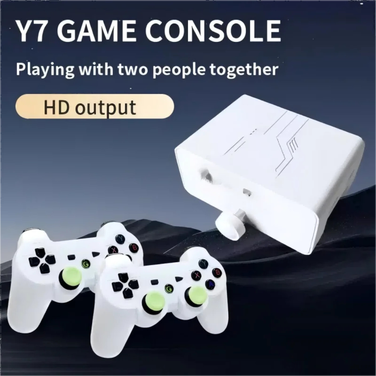 Y7 Video Game Console 256G 12000 Games Linux Wireless Rechargeable Controller