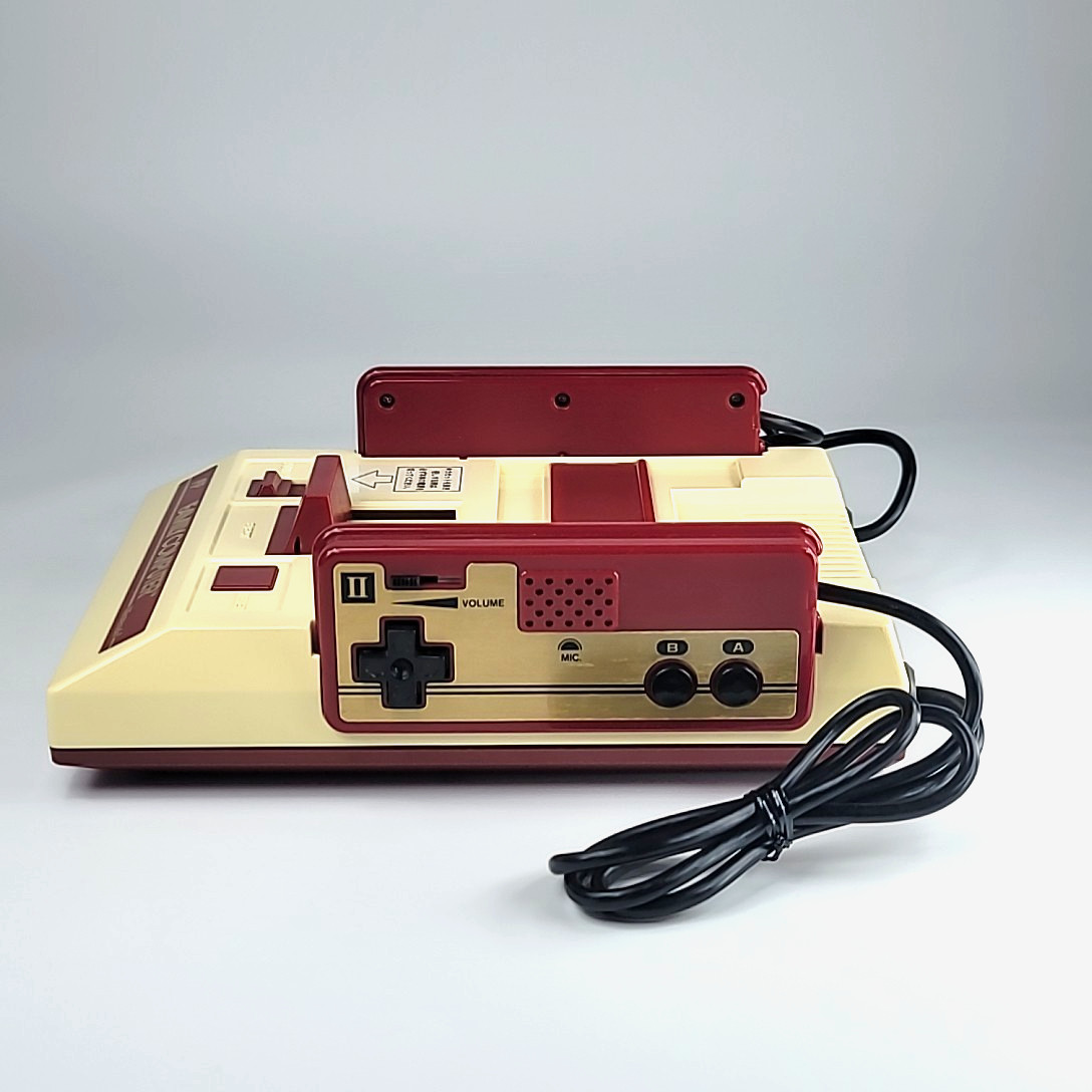 NINTENDO FAMICOM CONSOLE HVC-001 BOX & MANUAL & 1５GAMES From Japan 2407100001