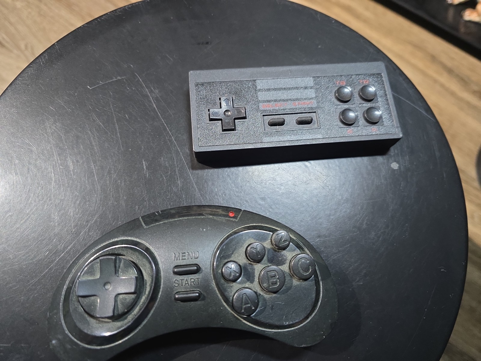 Wireless Retro Game Controller Lot Sega Genesis Nes Style Bluetooth Used