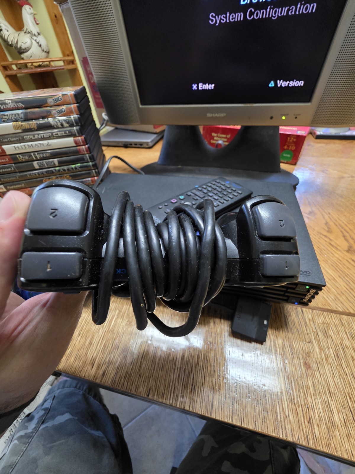 Sony PlayStation 2 SCPH-30001 BUNDLE 13 GAMES CIB W/ 2 CONTROLLERS MEMORY REMOTE