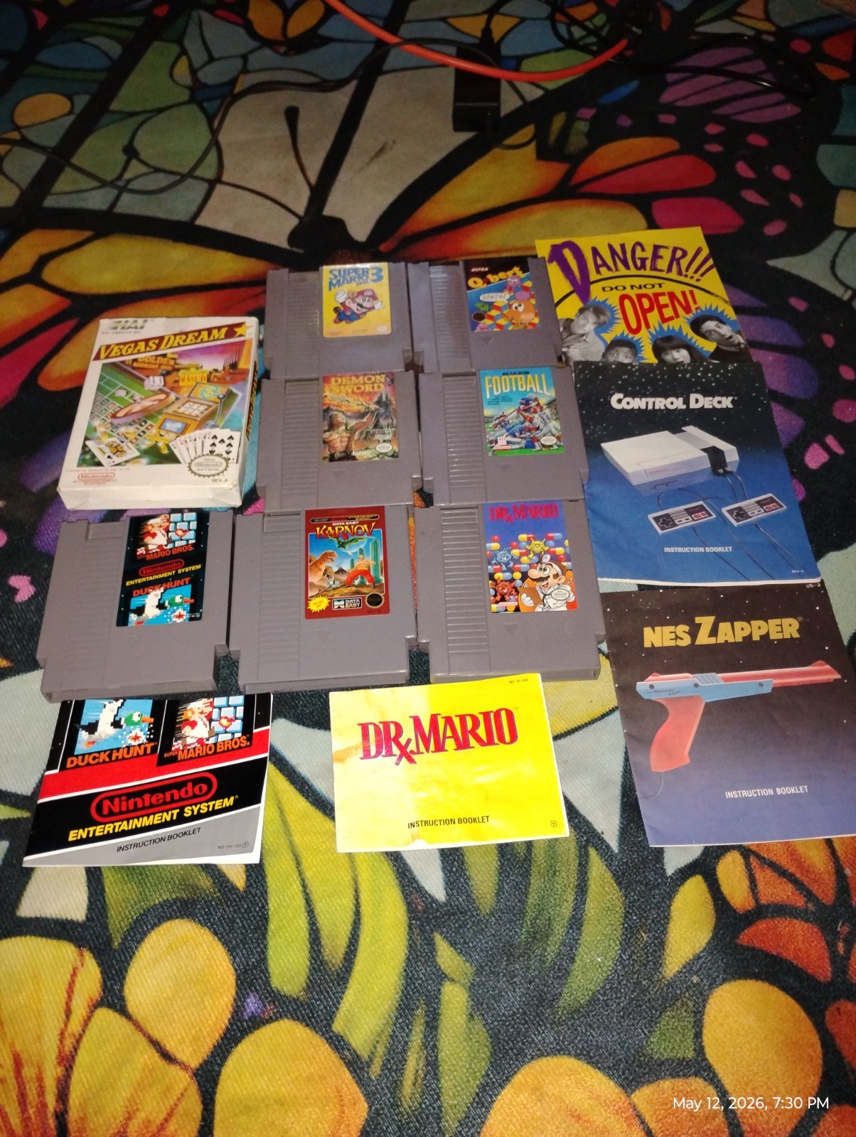 Nes Console 8 games and controllers light up Bundle new OEM 72 and LED Mods