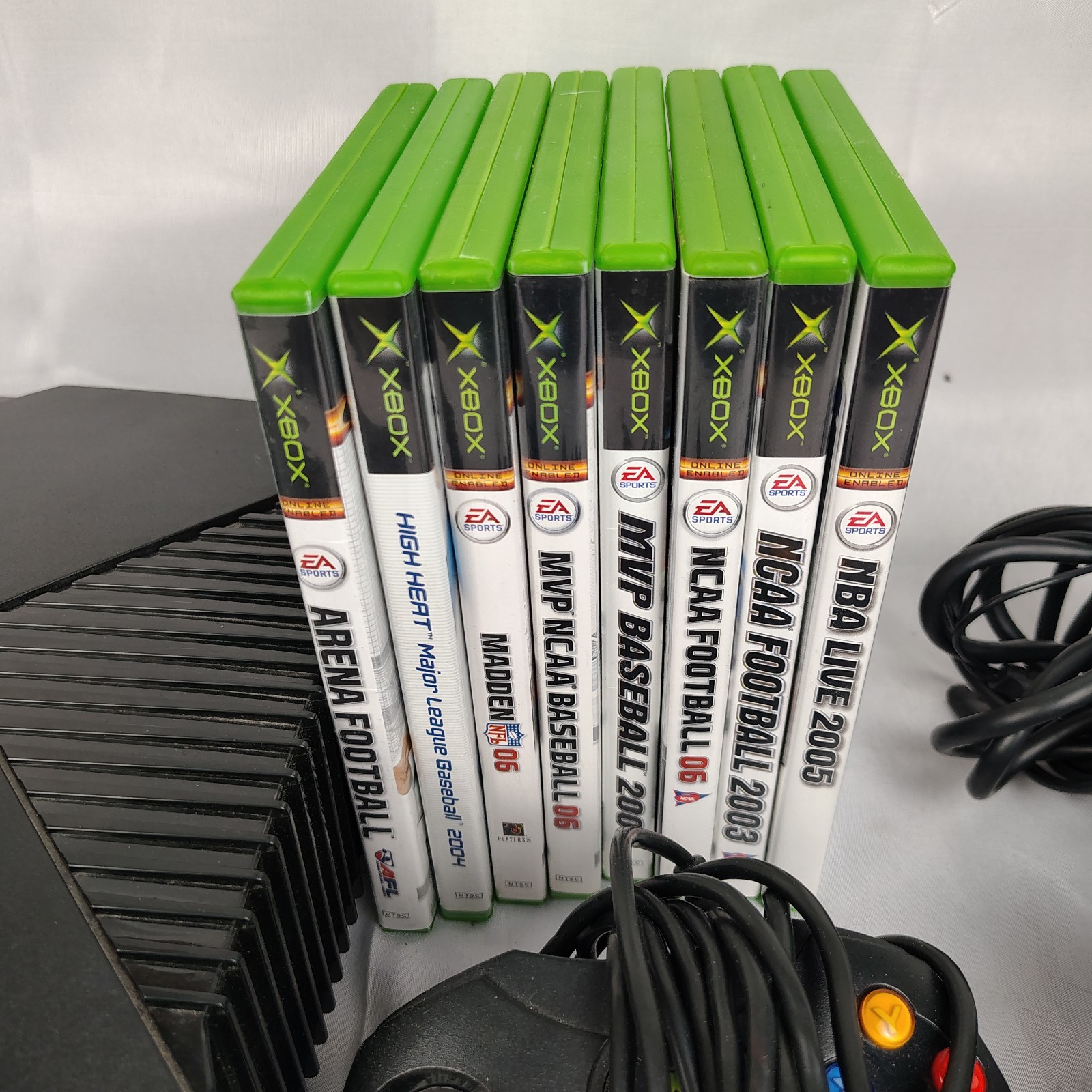 Original Xbox Console Sports Bundle Controllers Games Chords