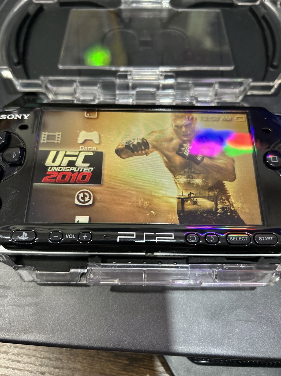 Sony PlayStation Portable PSP 3001 Black Handheld Game Console read before