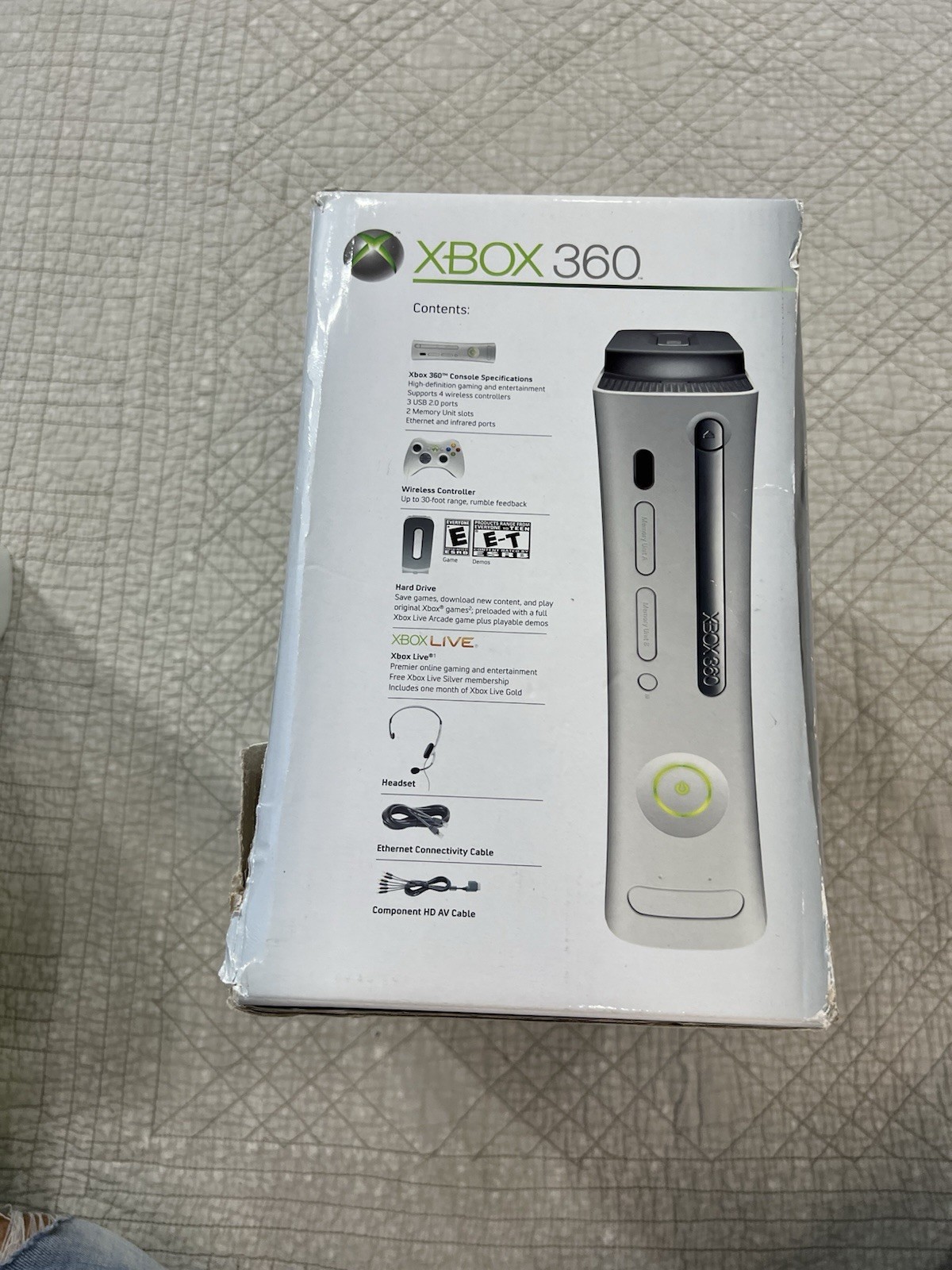 Microsoft Xbox 360 Console 20GB Complete CIB W/ 6 Games TMNT + Dragon Age