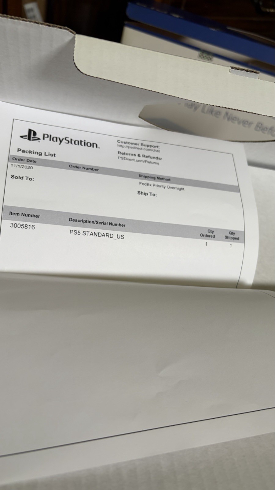 Sony PS5 Blu-Ray Edition Console With 2 Controllers