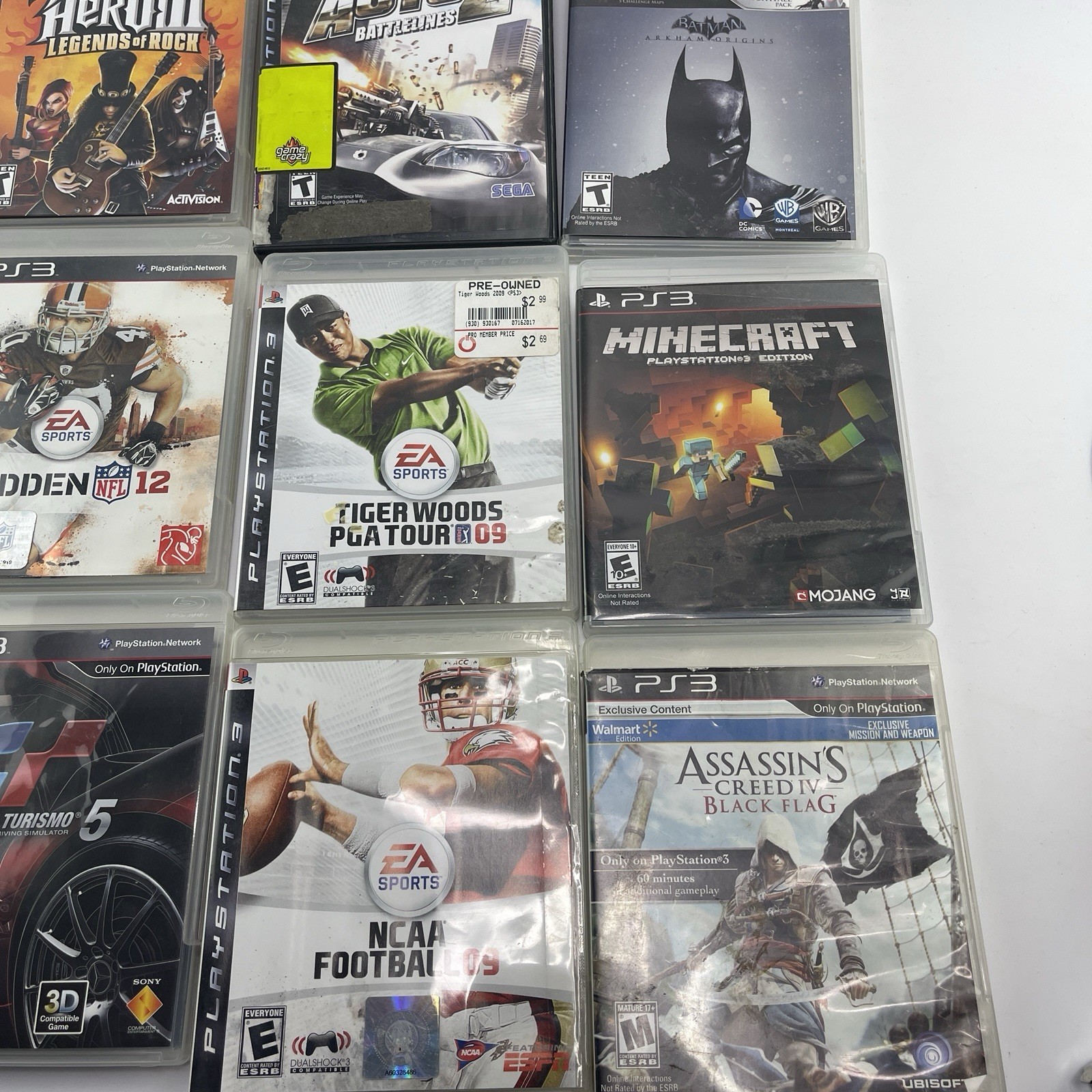 Sony PlayStation 3 Slim CECH-2501A 160GB Console Bundle 12 Games & 1 Controller