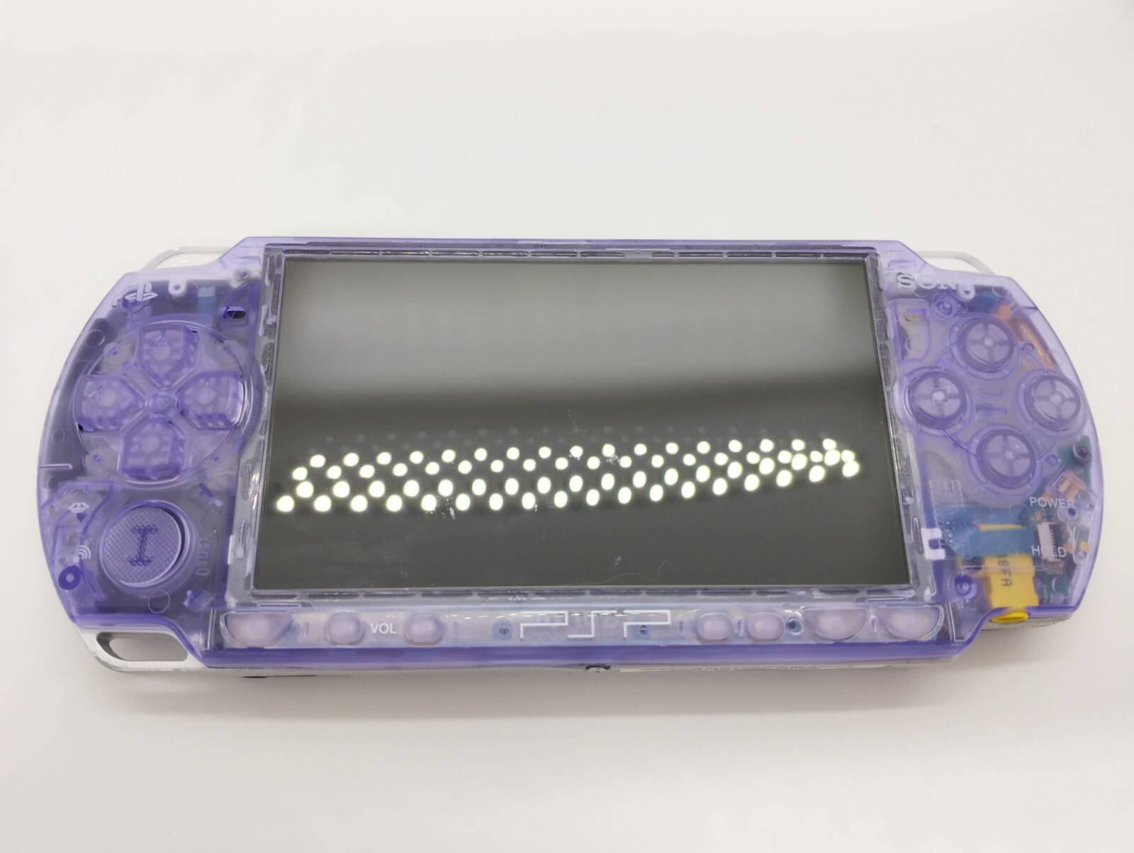 Sony PSP 2000 System w/ Charger Clear Purple color Region Free Import Custom