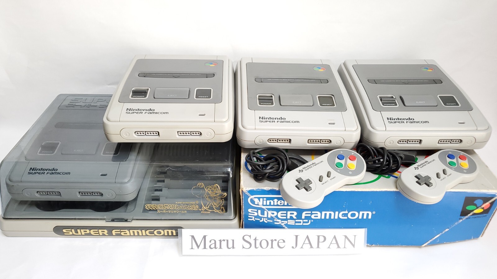 SNES Nintendo SuperFamicom Console Select Accessory Box【E+】Disassembled Cleaned
