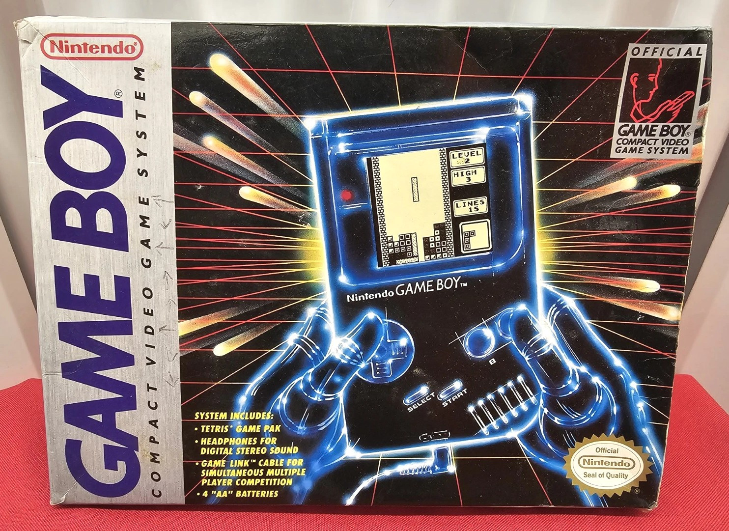 Original Nintendo Game Boy Console DMG-01 w/Box Console Manual Reg Card No Game