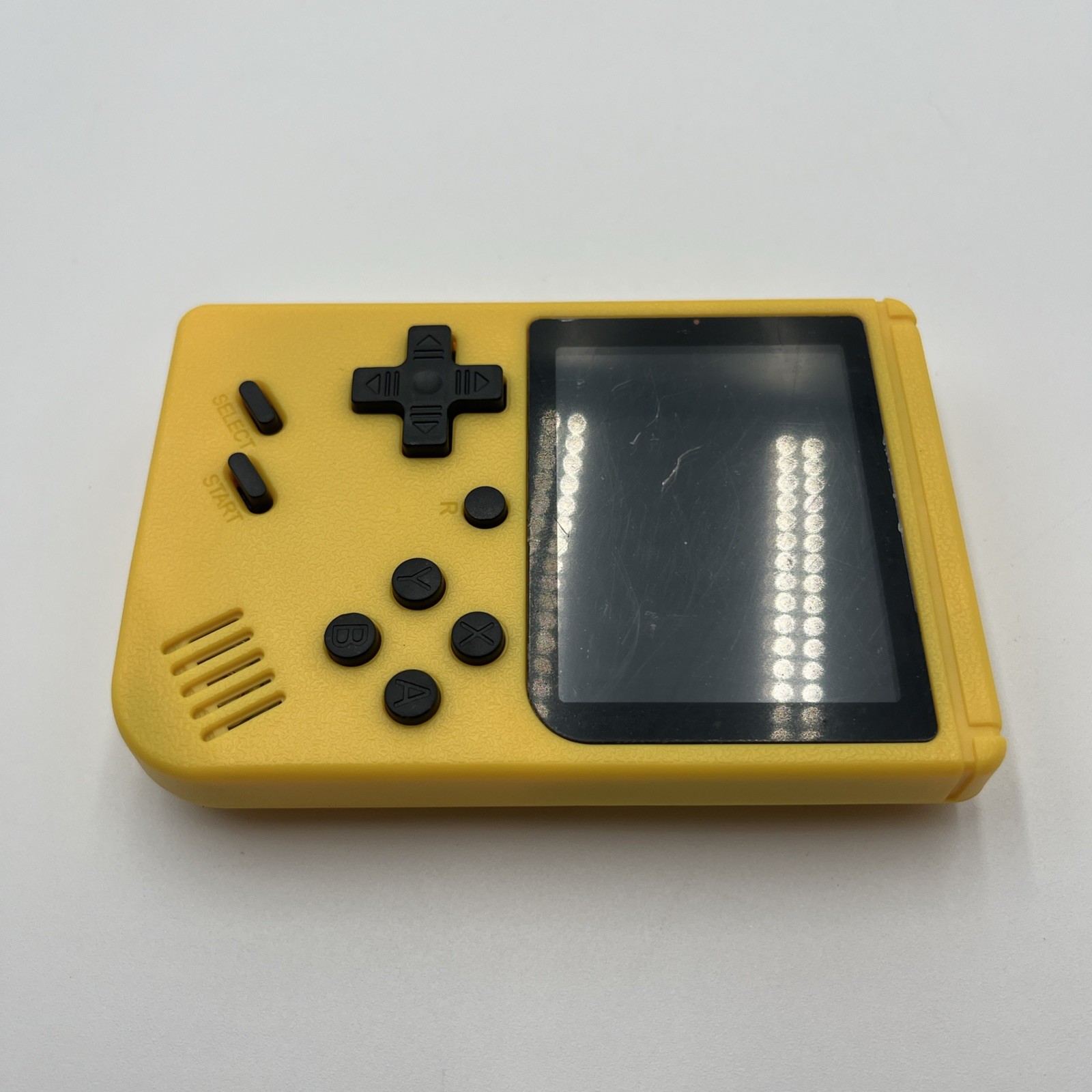 Handheld Game Console Game Box 400 in 1 8 Bit Retro Yellow 2.8 TET Tested Workin