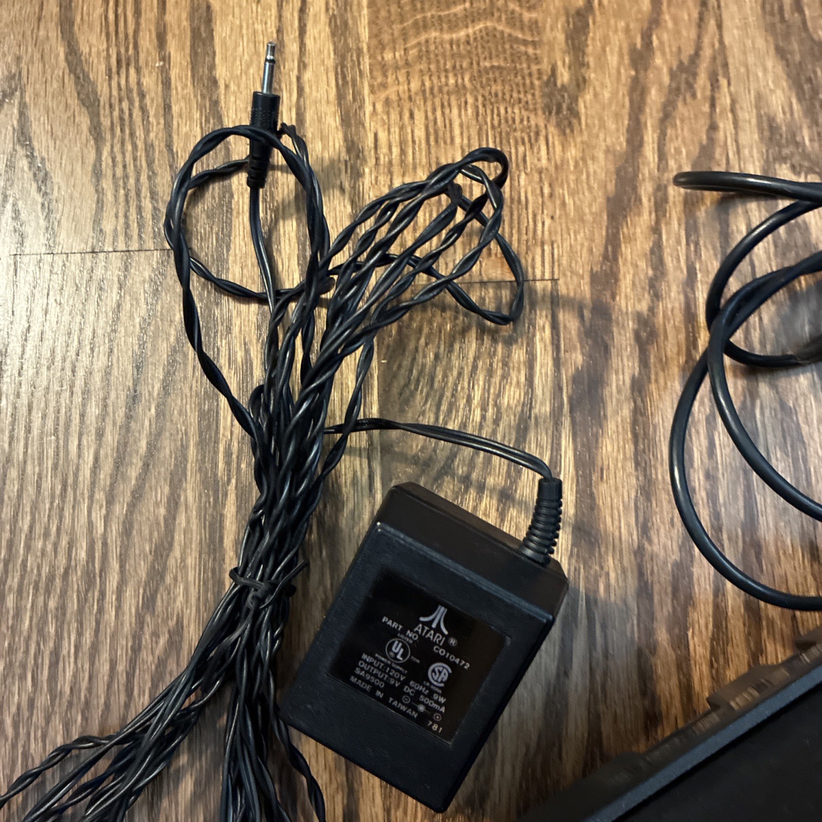 Atari CX 2600 System 6 Switch WORKS Console 2 Games 1 Joystick OEM plug paddles