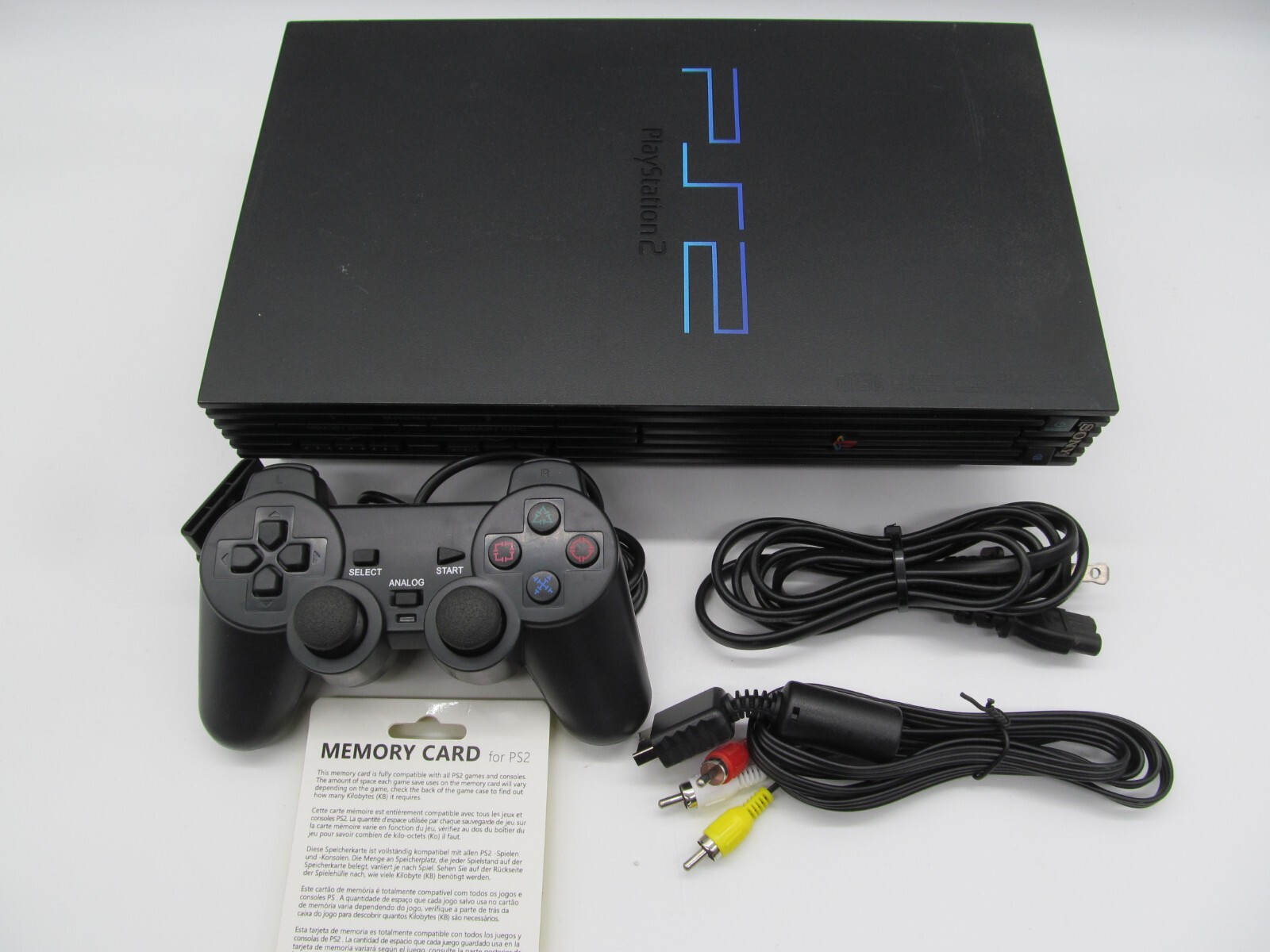 Sony Playstation 2 Console PS2 FAT with BRAND NEW wireless controller