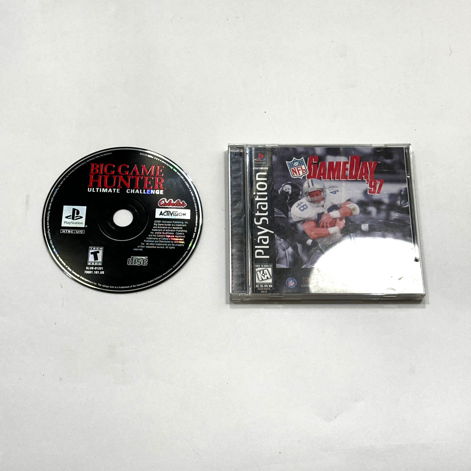 Sony PlayStation 1 PS1 SCPH-5501 Console Bundle 3 Controllers 2 Games
