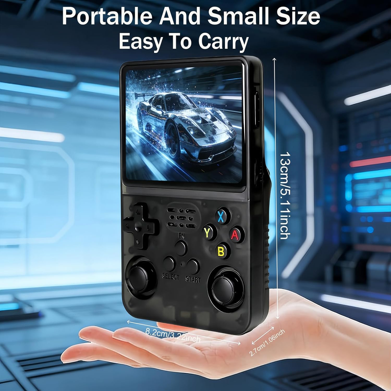 R36S Retro Handheld Game Console, 640X480 Retro Gaming Console 3.5 Inch IPS HD S