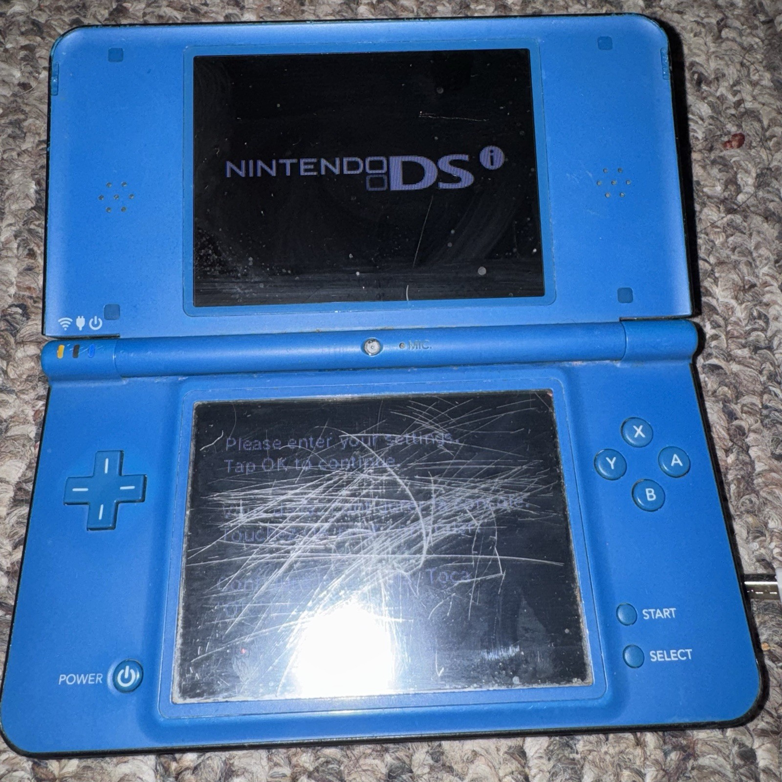 Nintendo DSi XL Blue w/ Charger Tested