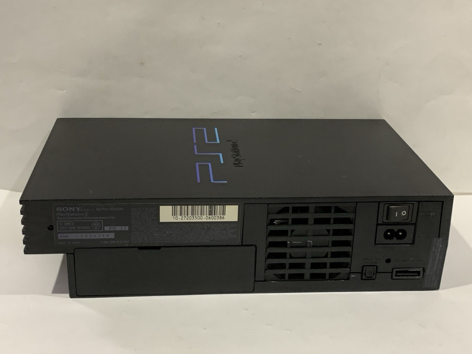 PS2 Midnight Black Limited PlayStation 2 SCPH-50000 FAT CONSOLE Working READ