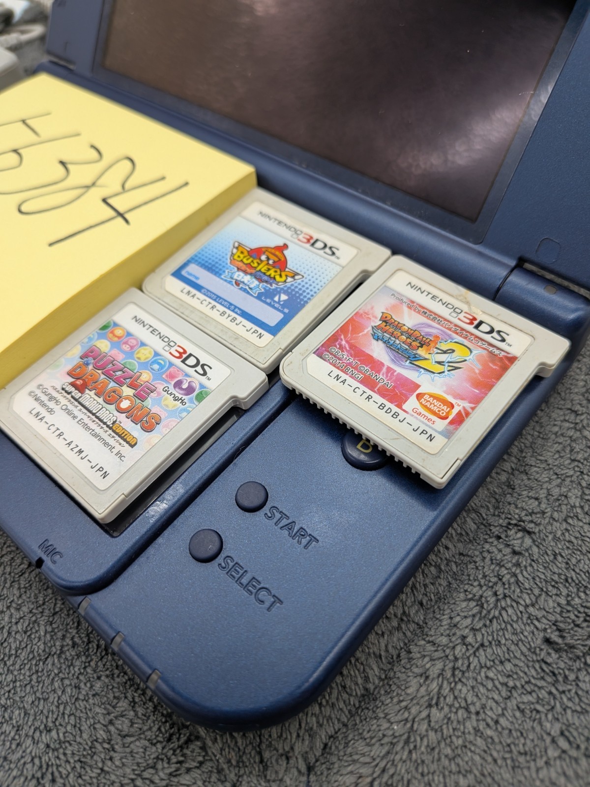 【Excellent5】Nintendo NEW 3DS LL XL Blue Handheld Used Game Console From Japan