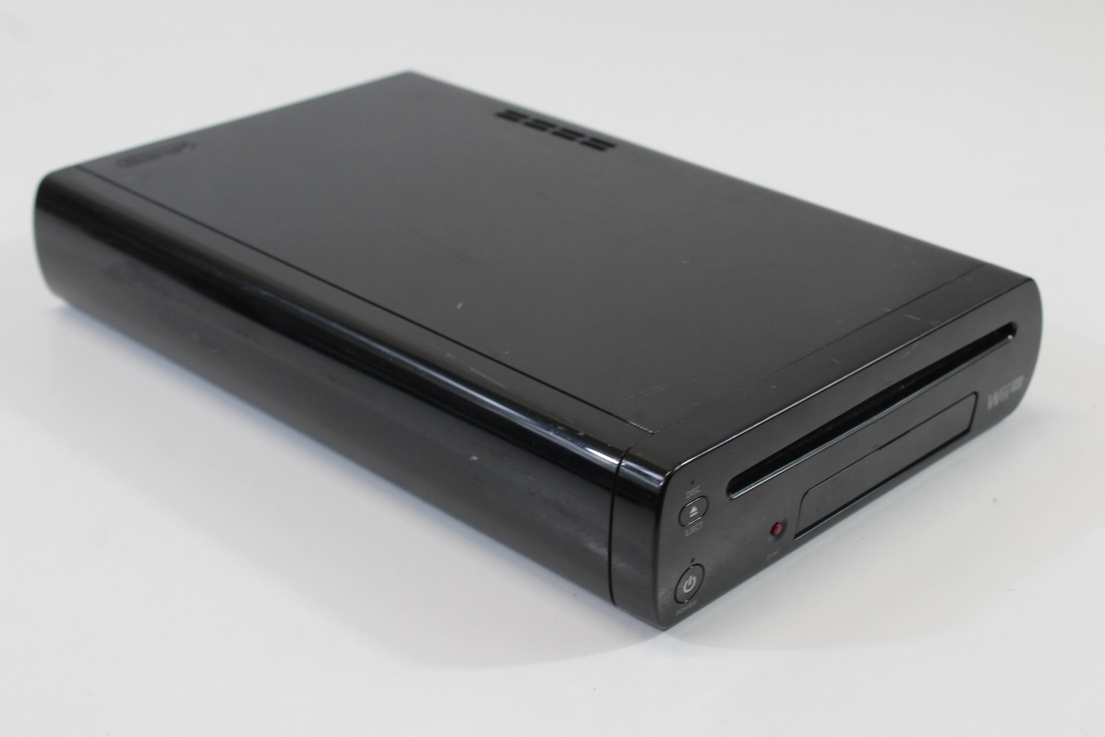 Nintendo Wii U Black Console 32GB AC Gamepad Stand Charger NTSC-J Japan TESTED 6