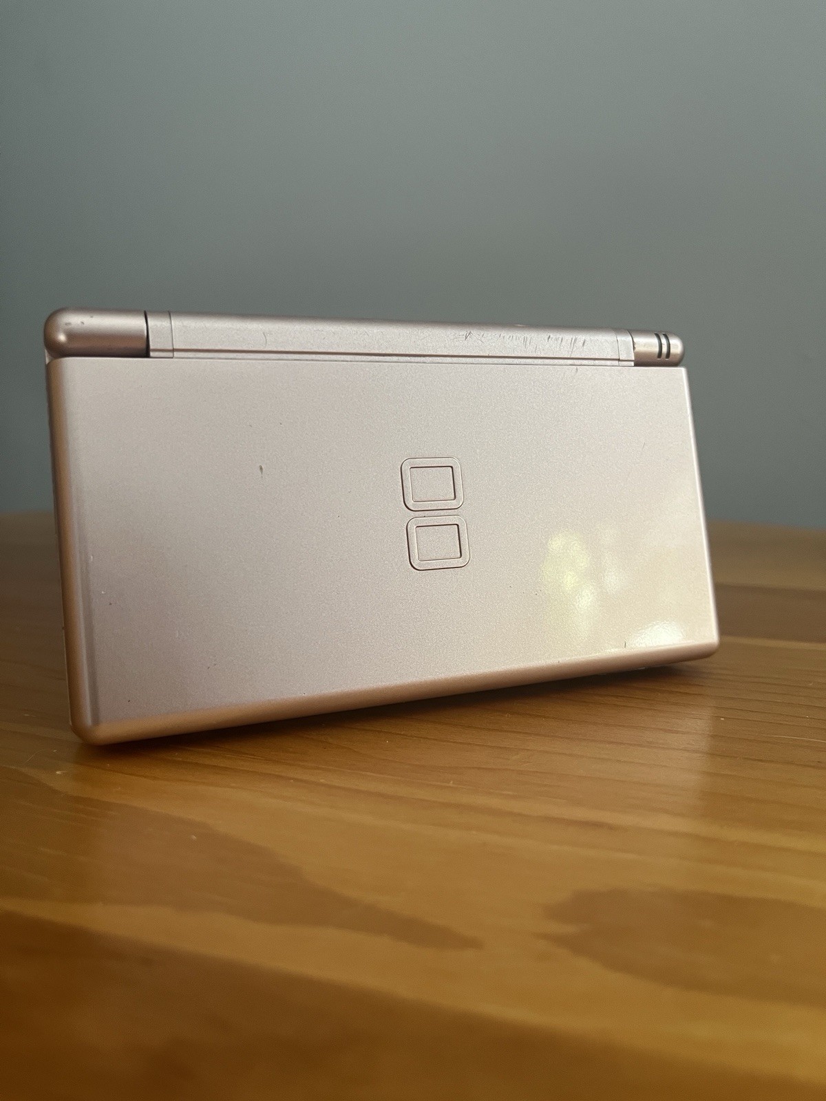 Nintendo DS Lite Metallic Rose Gold Handheld Console Only