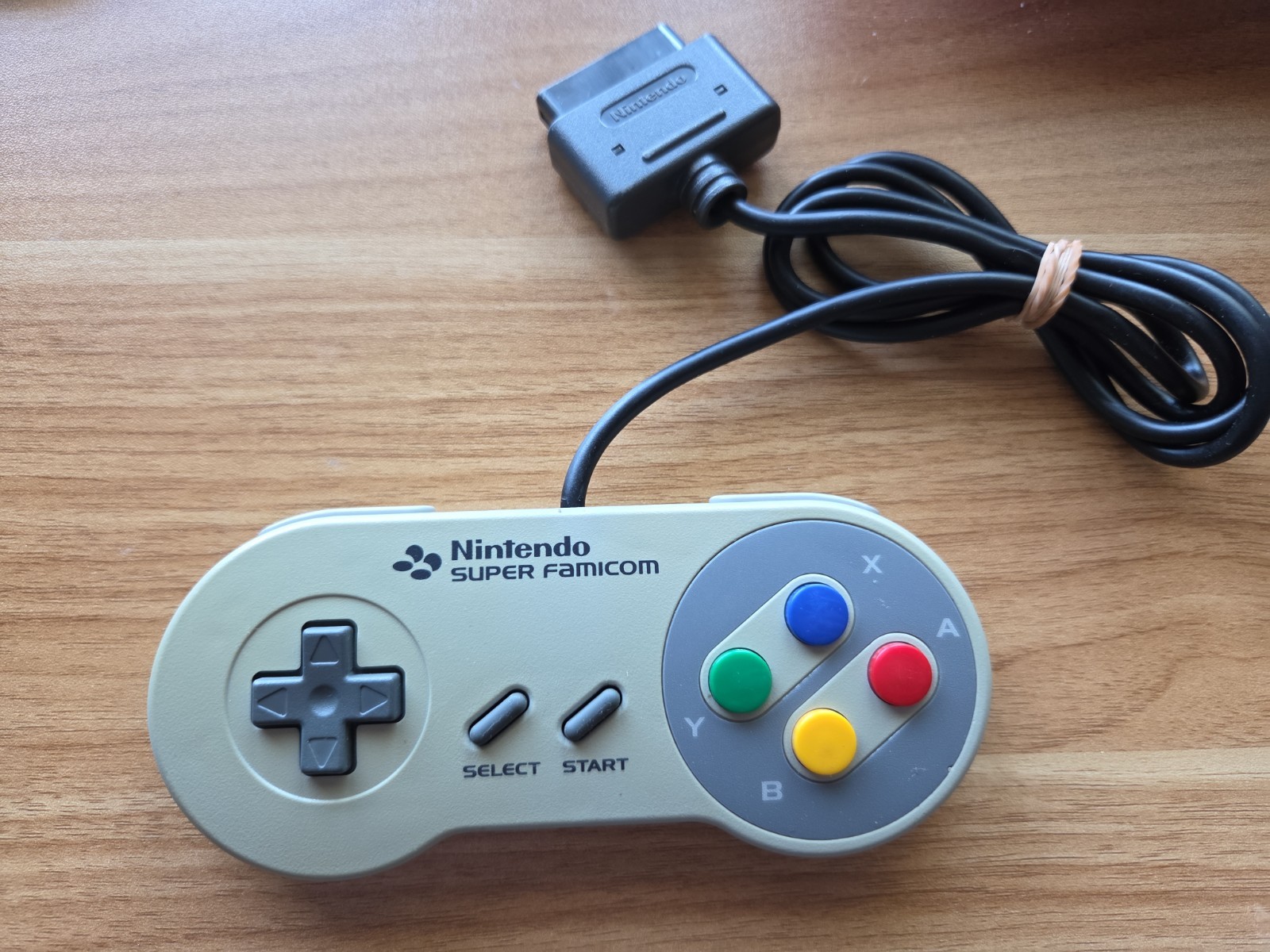 Super Nintendo Famicom SNES Console Bundle Controller + Clear Purple SFC Shell