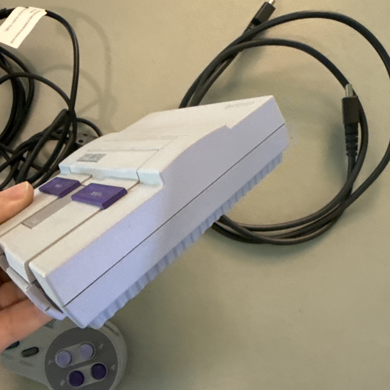 Super Nintendo SNES Classic Mini Console OEM Authentic CLV-201 2 Controllers