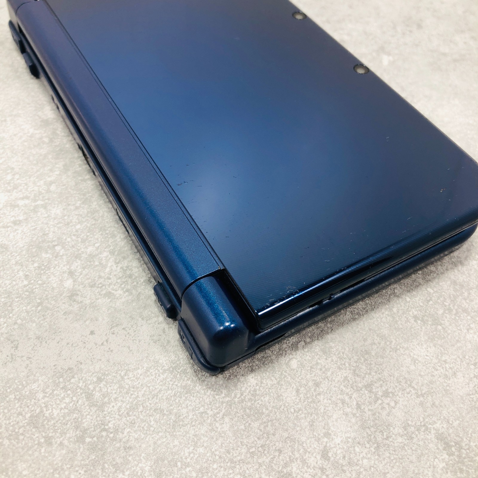 [Ex+3] Nintendo New 3DS LL XL console Metallic Blue RED-001 Japan NTSC-J 06-33